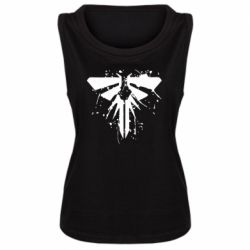 Женская майка The last of us spray logo - PrintSalon