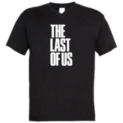 Мужская футболка  с V-образным вырезом The Last of Us - PrintSalon