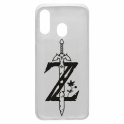 Чохол для Samsung A40 The Legend of Zelda Logo - PrintSalon