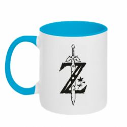 Чашка двокольорова The Legend of Zelda Logo - PrintSalon