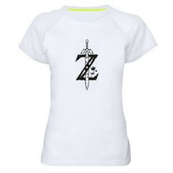 Жіноча футболка для спорту The Legend of Zelda Logo - PrintSalon