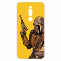 Чохол для Meizu Note 8 The Mandalorian  background yellow - PrintSalon