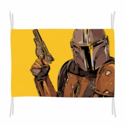 Прапор The Mandalorian  background yellow - PrintSalon