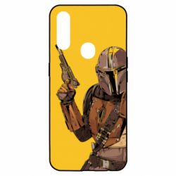 Чохол для Oppo A31 The Mandalorian  background yellow - PrintSalon