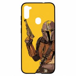 Чохол для Samsung A11 / M11 The Mandalorian  background yellow - PrintSalon