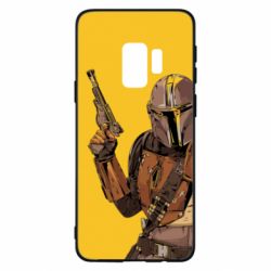 Чохол для Samsung S9 The Mandalorian  background yellow - PrintSalon