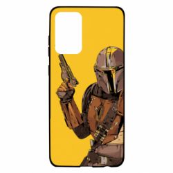 Чохол для Samsung A72 5G The Mandalorian  background yellow - PrintSalon