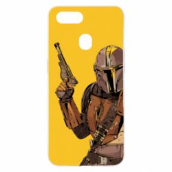 Чохол для Oppo A5s / A12The Mandalorian  background yellow - PrintSalon