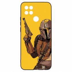 Чохол для Oppo A15s / A15 The Mandalorian  background yellow - PrintSalon