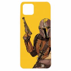 Чохол для Oppo A92sThe Mandalorian  background yellow - PrintSalon