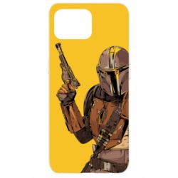 Чохол для Oppo Reno 4 Lite The Mandalorian  background yellow - PrintSalon