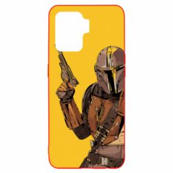 Чохол для Oppo Reno 5 Lite The Mandalorian  background yellow - PrintSalon