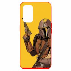 Чохол для Oppo Reno 5 4G The Mandalorian  background yellow - PrintSalon