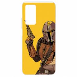 Чохол для Xiaomi Mi 10T / 10T Pro The Mandalorian  background yellow - PrintSalon