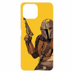 Чохол для Xiaomi Mi11 Lite The Mandalorian  background yellow - PrintSalon