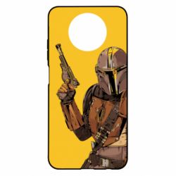 Чохол для Xiaomi Redmi Note 9 5G/Redmi Note 9T The Mandalorian  background yellow - PrintSalon