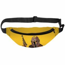 3D-сумка на пояс The Mandalorian  background yellow - PrintSalon