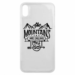 Чехол для iPhone Xs Max The mountains are calling must go - PrintSalon