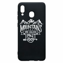 Чехол для Samsung A30 The mountains are calling must go - PrintSalon