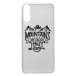 Чехол для Samsung A70 The mountains are calling must go-PrintSalon Чехол для Samsung A70 The mountains are calling must go
