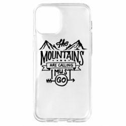 Чехол для iPhone 12 mini The mountains are calling must go - PrintSalon