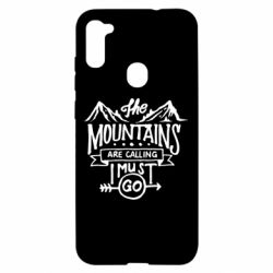 Чехол для Samsung A11/M11 The mountains are calling must go - PrintSalon