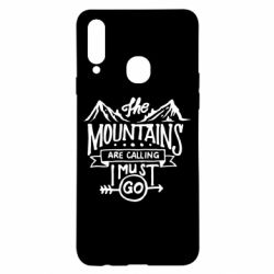 Чехол для Samsung A20s The mountains are calling must go - PrintSalon