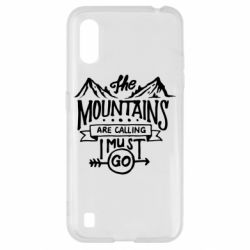 Чехол для Samsung A01/M01 The mountains are calling must go - PrintSalon