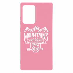 Чехол для Samsung Note 20 Ultra The mountains are calling must go - PrintSalon