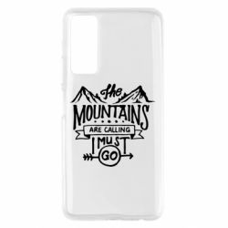 Чехол для Huawei P Smart 2021 The mountains are calling must go - PrintSalon