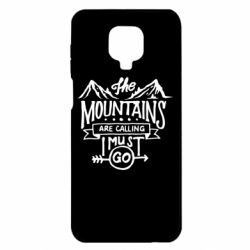Чехол для Xiaomi Redmi Note 9S/9Pro/9Pro Max The mountains are calling must go - PrintSalon