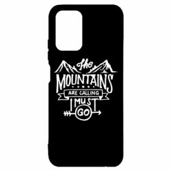 Чехол для Xiaomi Redmi Note 10 The mountains are calling must go - PrintSalon