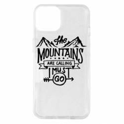 Чехол для iPhone 14 The mountains are calling must go - PrintSalon