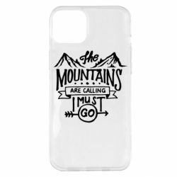 Чехол для iPhone 14 Plus The mountains are calling must go - PrintSalon