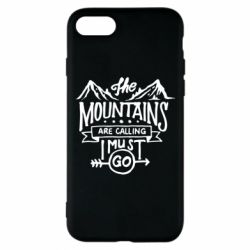 Чехол для iPhone 8 The mountains are calling must go - PrintSalon