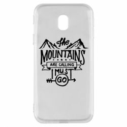 Чехол для Samsung J3 2017 The mountains are calling must go - PrintSalon