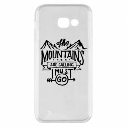Чехол для Samsung A5 2017 The mountains are calling must go - PrintSalon