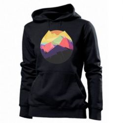 Женское худи The mountains Art - PrintSalon