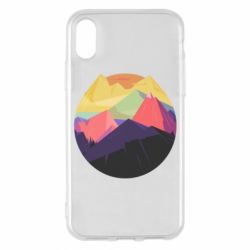 Чехол для iPhone X/Xs The mountains Art - PrintSalon