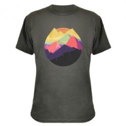 Камуфляжная футболка The mountains Art - PrintSalon