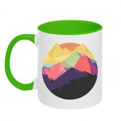 Чашка двокольорова The mountains Art