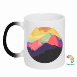 Чашка-хамелеон The mountains Art - PrintSalon