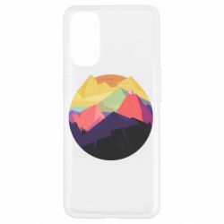 Чехол для Oppo Reno 4 The mountains Art - PrintSalon