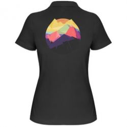 Женское поло The mountains Art - PrintSalon