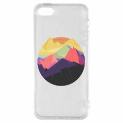 Чехол для iPhone5/5S/SE The mountains Art - PrintSalon