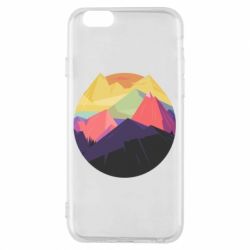 Чехол для iPhone 6/6S The mountains Art - PrintSalon