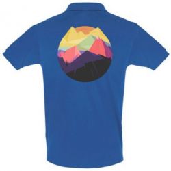 Мужское поло The mountains Art - PrintSalon