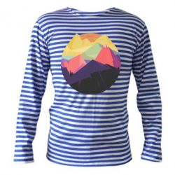 Тельняшка с длинным рукавом The mountains Art - PrintSalon