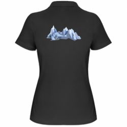 Женское поло The mountains - PrintSalon