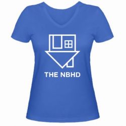 Женская футболка с V-образным вырезом THE NBHD Logo - PrintSalon